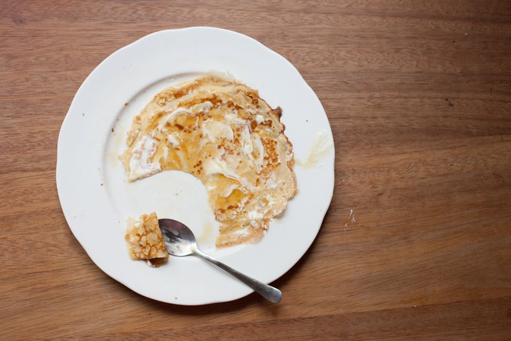 Poires au Chocolat Erin's Golden Millet Crêpes